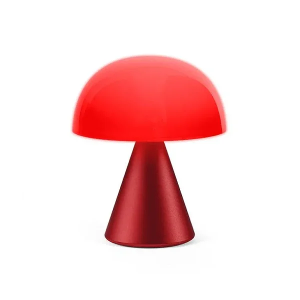 Lampe Led Portable Mina M 11Cm - Rouge Fonce-LEXON Store