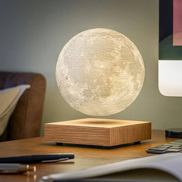 Lampe Smart Moon - Frene Blanc-GINGKO New