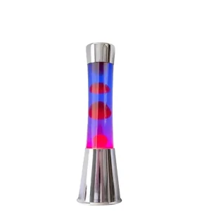 Lava Lampe / 40 Cm / Violet & Argent-FISURA Clearance