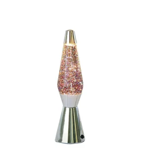 Lava Lampe H.40Cm - Glitter & Pink-FISURA Shop