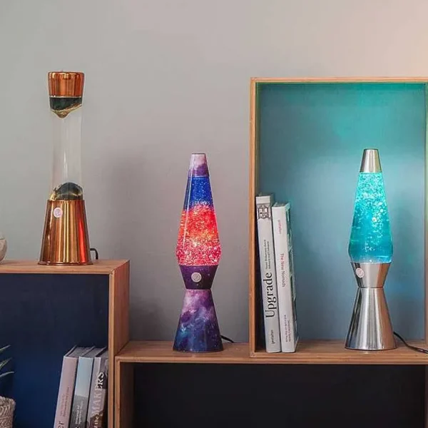 Lava Lampe H.40Cm - Glitter & Violet-FISURA Shop