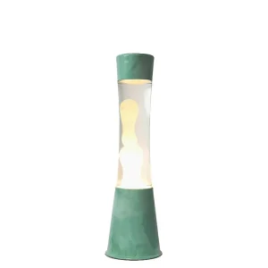 Lava Lampe H.40Cm - Menthe & Jade-FISURA Store