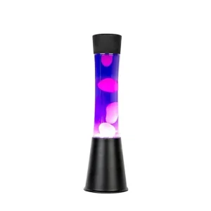 Lava Lampe H.40Cm - Violet Base Noire-FISURA Discount