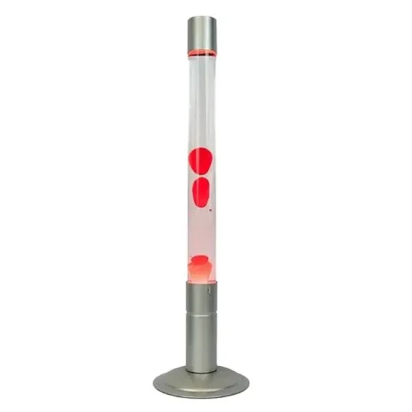 Lava Lampe Xxl H.75 Cm - Rouge & Transparent-FISURA Fashion
