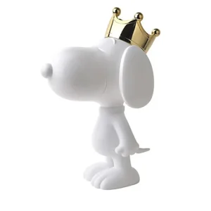 Snoopy Couronne Chrome Or H.31 Cm-LEBLON DELIENNE Hot