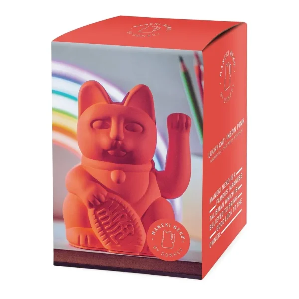 Lucky Cat - Neon Orange-DONKEY PRODUCTS Clearance