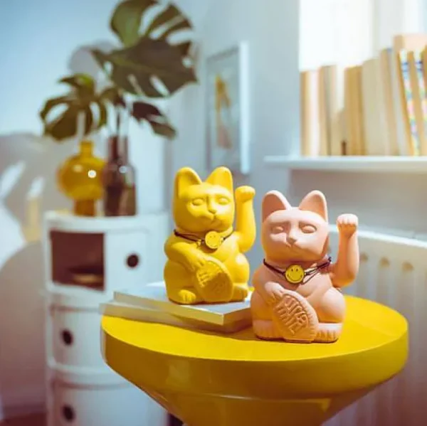 Lucky Cat Charms Smiley® - Peach-DONKEY PRODUCTS Flash Sale