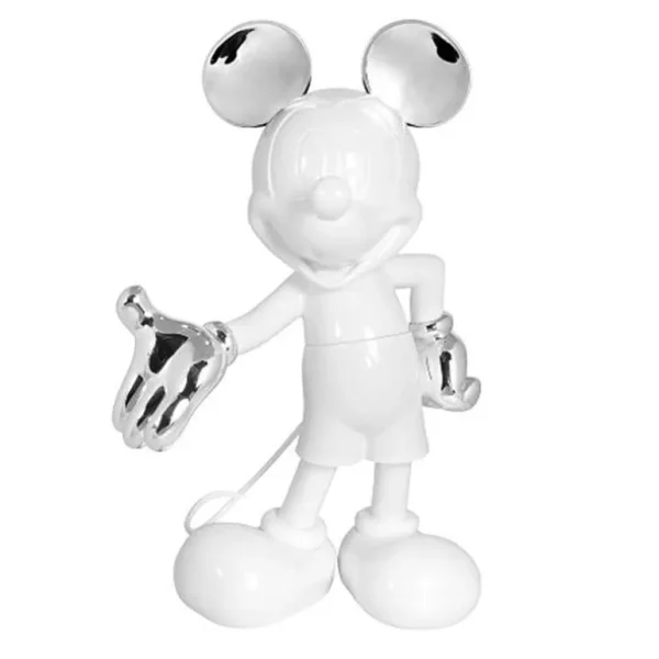 Mickey Welcome Bicolore Blanc & Argent 30Cm-LEBLON DELIENNE Online