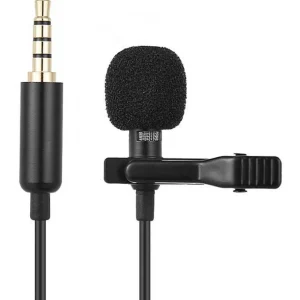 Microphone Cravate Filaire Jack 3.5Mm Avec Pince - Cable 1.5M-GROUPE H4 Clearance