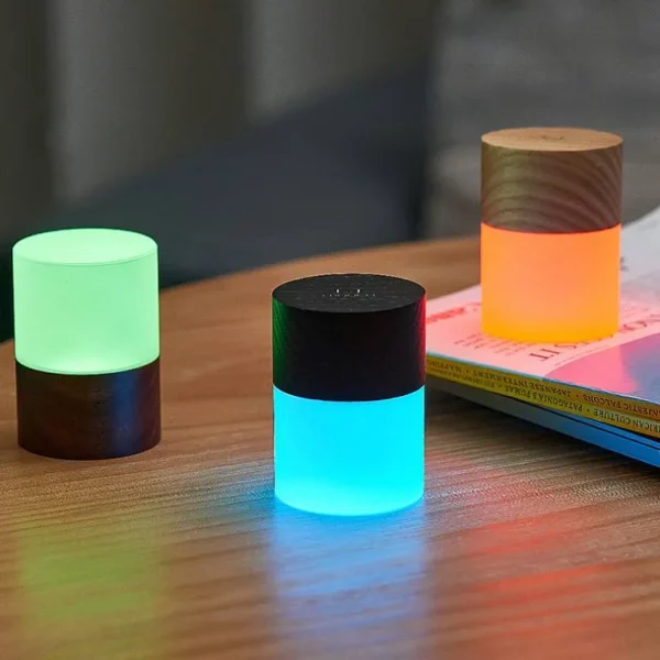 Mini Lampe Lemelia - Finition Noyer-GINGKO Online
