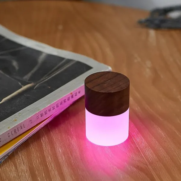 Mini Lampe Lemelia - Finition Noyer-GINGKO Online
