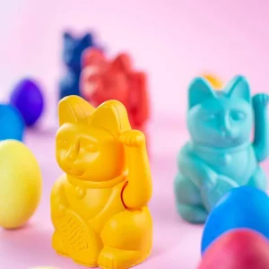 Mini Lucky Cat - Jaune-DONKEY PRODUCTS Shop
