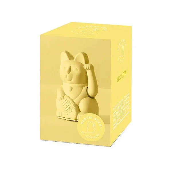 Mini Lucky Cat - Jaune Pastel-DONKEY PRODUCTS Discount