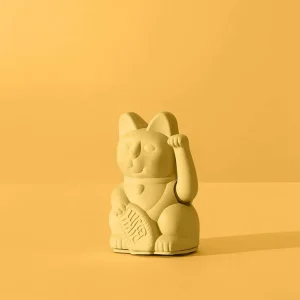 Mini Lucky Cat - Jaune Pastel-DONKEY PRODUCTS Discount