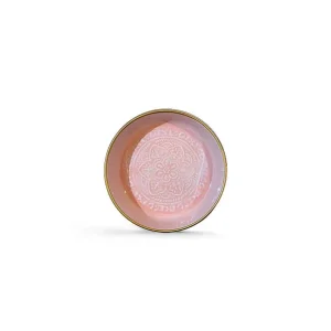 Mini Plateau Berbere O 16.5 Cm - Rose-RYON DISTRIBUTION Discount