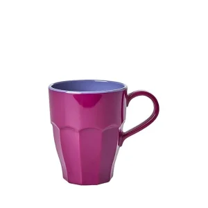 Mug Melamine H 10.5 Cm - Prune-RICE Discount