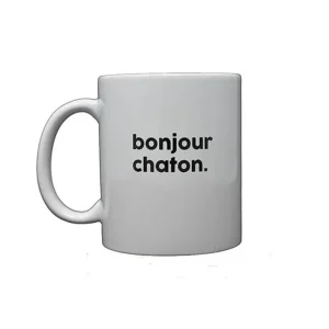 Mug Message - Bonjour Chaton-FÉLICIE AUSSI Flash Sale