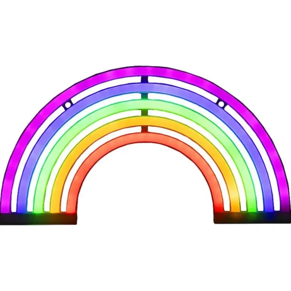 Neon Lumineux Arc En Ciel Multicolore-GROUPE H4 Cheap