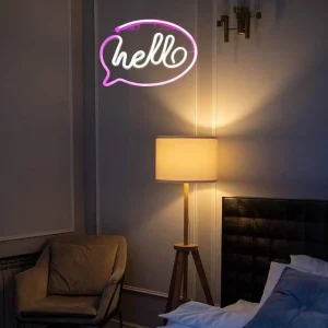 Neon Lumineux Hello-GROUPE H4 Hot