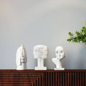 Objet Déco Visages H.17 Cm-KARE DESIGN Clearance