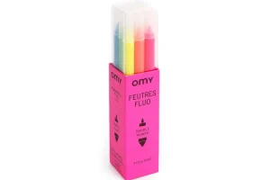 Boites De 9 Feutres Fluos-OMY Clearance