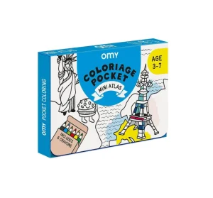 Coloriage Pocket - Mini Atlas-OMY Online