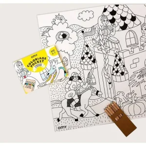 Coloriage Pocket - Princesses Et Dragons-OMY Hot