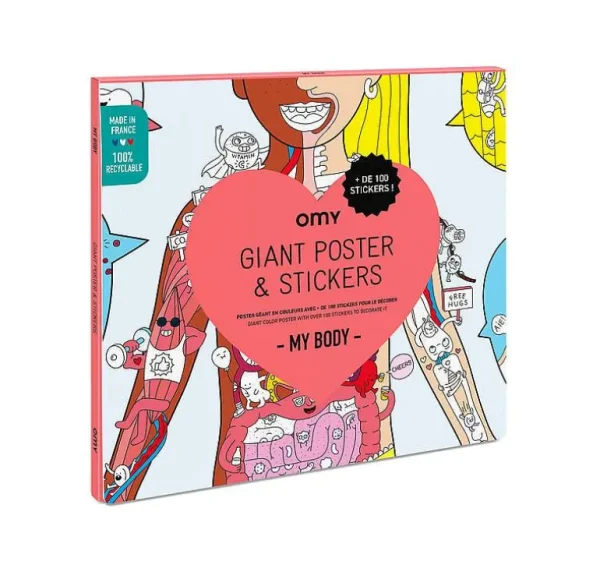 Poster + Stickers - My Body-OMY Flash Sale