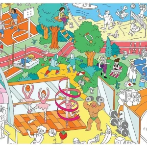 Poster A Colorier - Sports Club-OMY Online