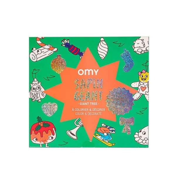 Poster Geant A Colorier - Sapin Geant & Stickers-OMY Cheap