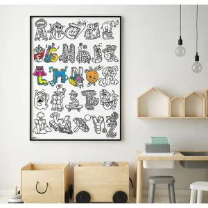 Poster Geant A Colorier - Abc-OMY Fashion