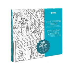 Poster Geant A Colorier - Crazy Museum-OMY Flash Sale