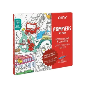 Poster Geant A Colorier - Pompiers De Paris-OMY Best Sale