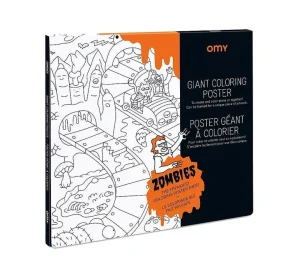 Poster Geant A Colorier - Zombie-OMY Sale