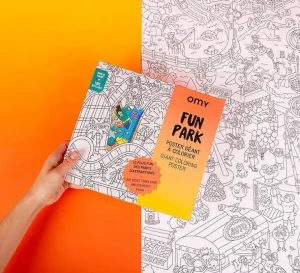 Poster Geant A Colorier - Fun Park-OMY Store