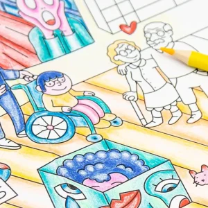 Poster Geant A Colorier - Crazy Museum-OMY Flash Sale