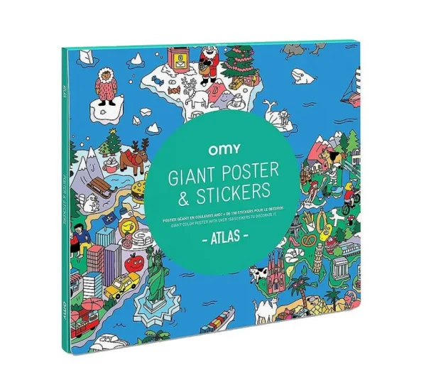 Poster Stickers - Atlas-OMY Fashion