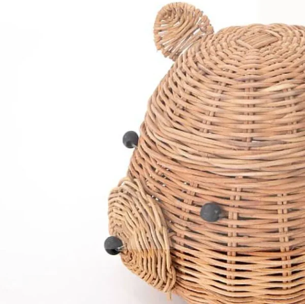 Panier Ourson En Rotin-MERI MERI Cheap