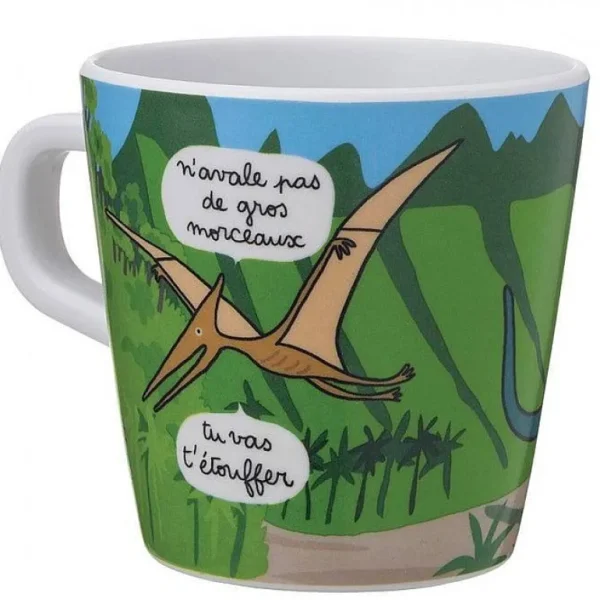 Petit Mug - Les Dinosaures "Finis Tes Legumes"-PETIT JOUR New