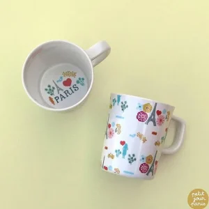 Petit Mug Tour Eiffel Fleurs Le Paris D'Emilie-PETIT JOUR Cheap