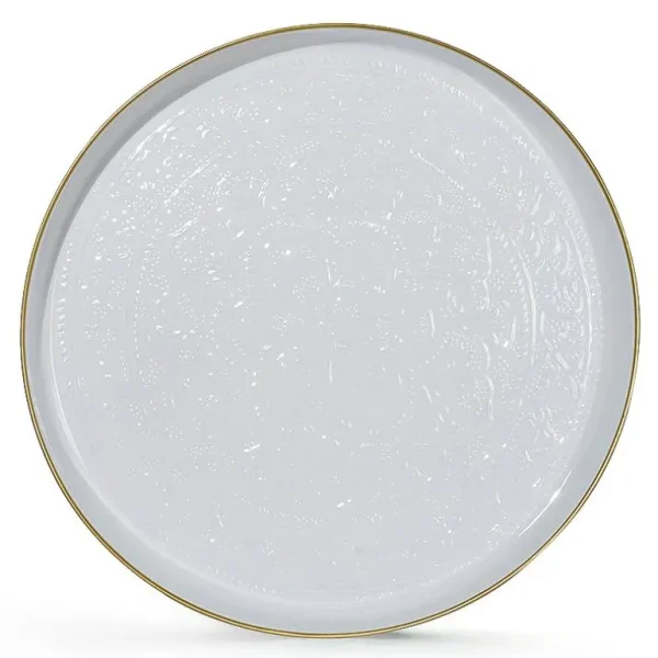 Plateau Berbere O 60 Cm - Blanc-RYON DISTRIBUTION Cheap