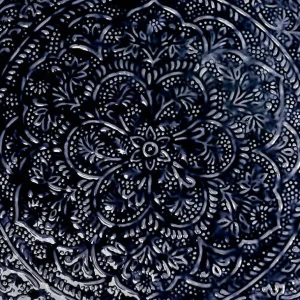 Plateau Berbere O 60 Cm - Bleu Marine-RYON DISTRIBUTION Outlet