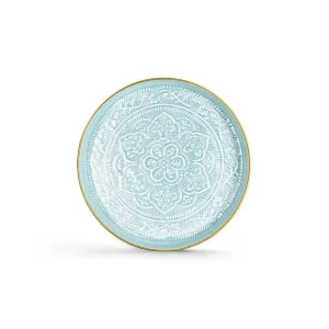 Plateau Berbere O 35 Cm - Bleu Ciel-RYON DISTRIBUTION Store