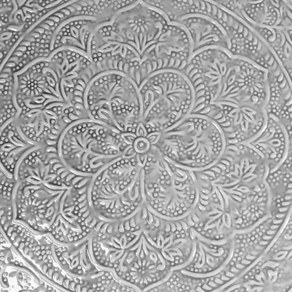 Plateau Berbere O 60 Cm - Gris-RYON DISTRIBUTION Fashion