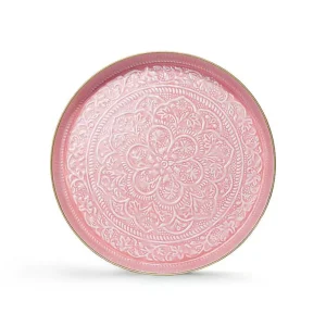 Plateau Berbere O 45 Cm - Rose-RYON DISTRIBUTION Fashion