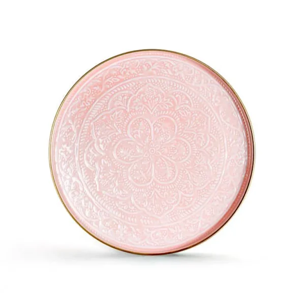Plateau Berbere O 45 Cm - Rose Clair-RYON DISTRIBUTION Sale