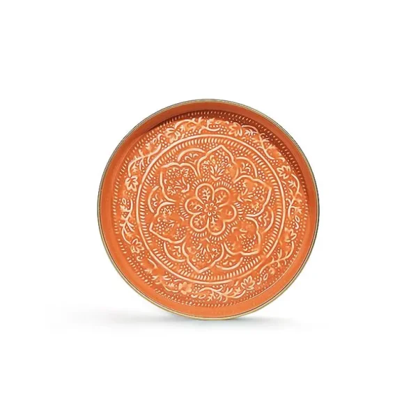 Plateau Berbere O 35 Cm - Terracotta-RYON DISTRIBUTION Shop