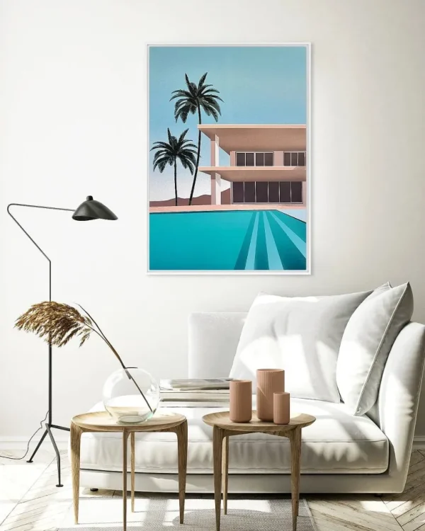 Tableau Peint A La Main Malibu 80 X 120 Cm-PODEVACHE Cheap