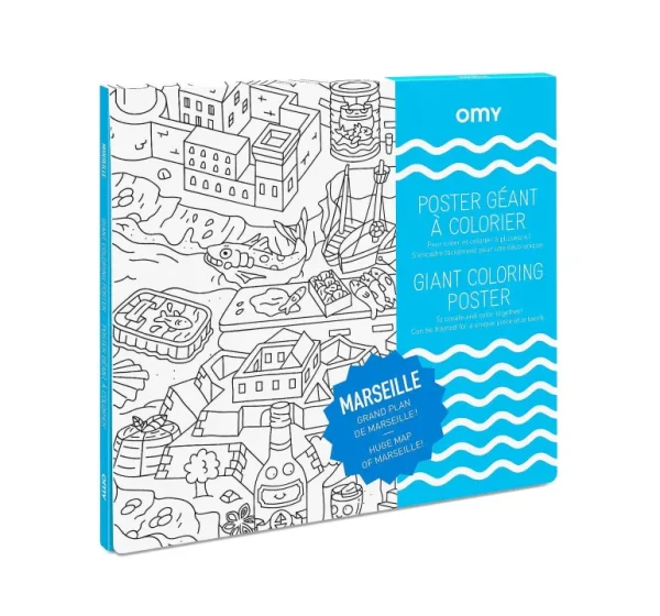 Poster Geant A Colorier - Marseille-OMY Clearance
