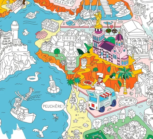 Poster Geant A Colorier - Marseille-OMY Clearance